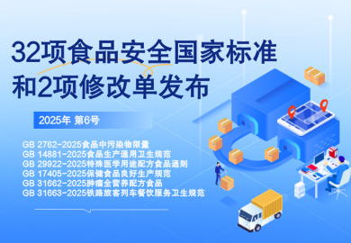 lίT ЈOPڰlʳƷȫҘ˜ ʳƷȾGB 2762-202532ʳƷȫҘ˜ʺ2޸ĆεĹ棨2025 6̖